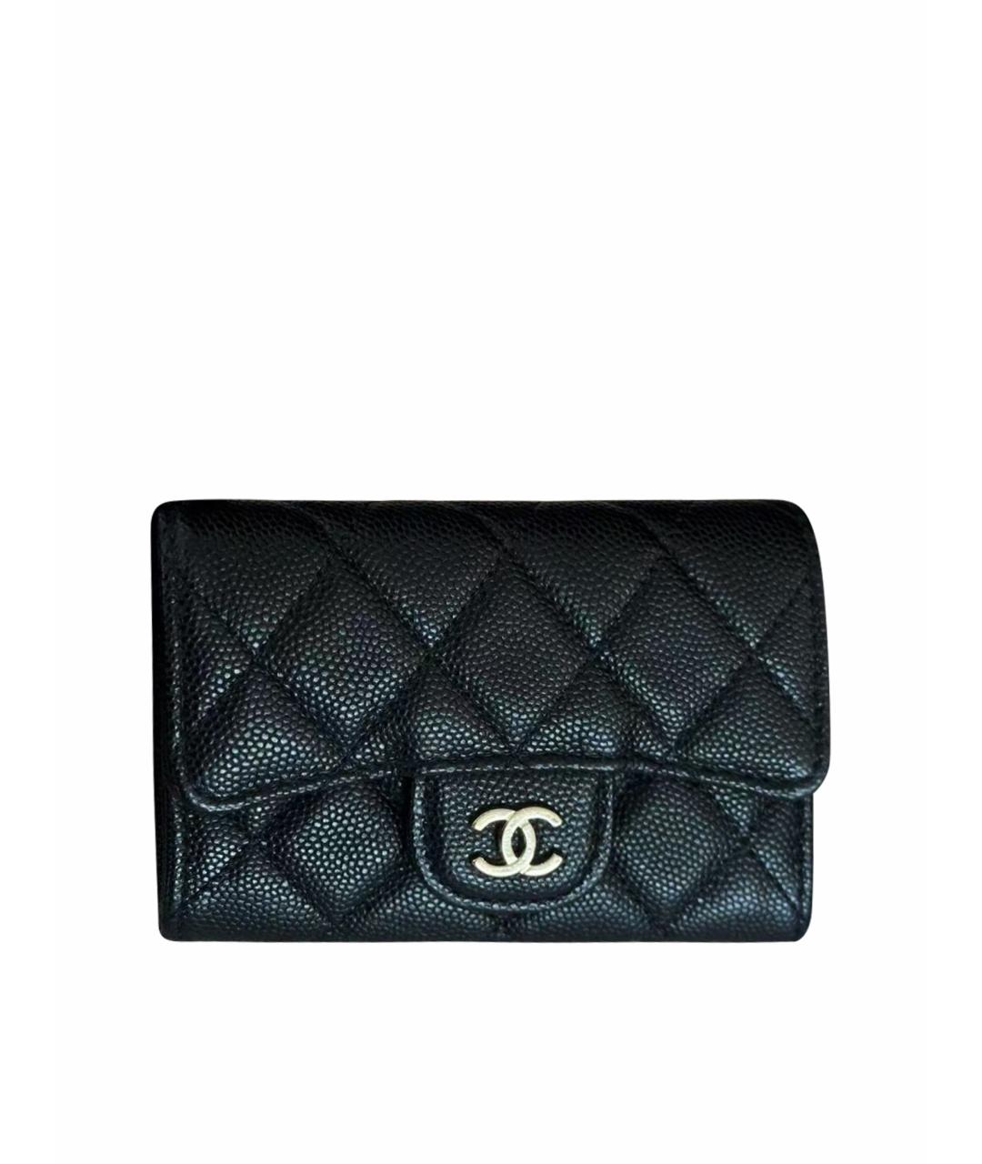 CHANEL Черная кожаная сумка через плечо, фото 1