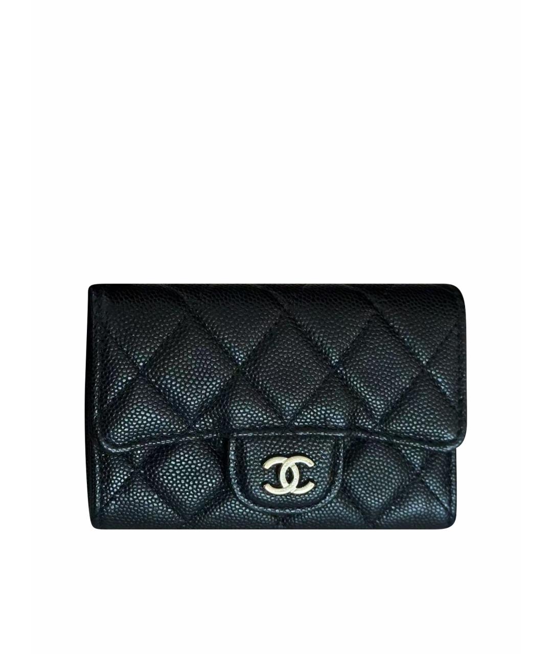 CHANEL Черная кожаная сумка через плечо, фото 6