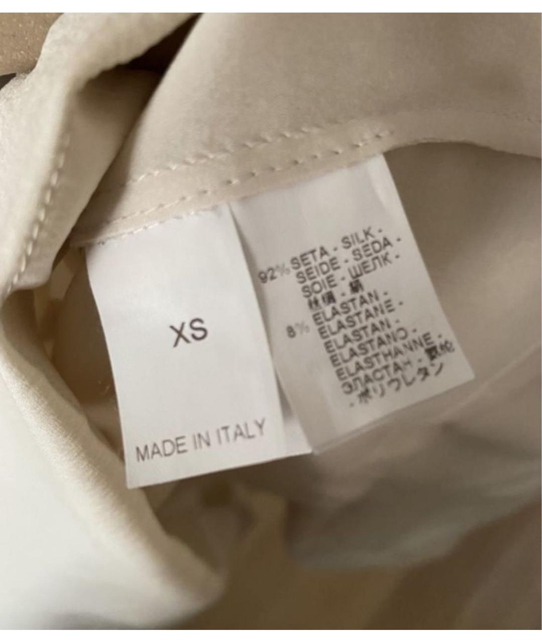 BRUNELLO CUCINELLI Бежевый шелковый костюм с брюками, фото 4