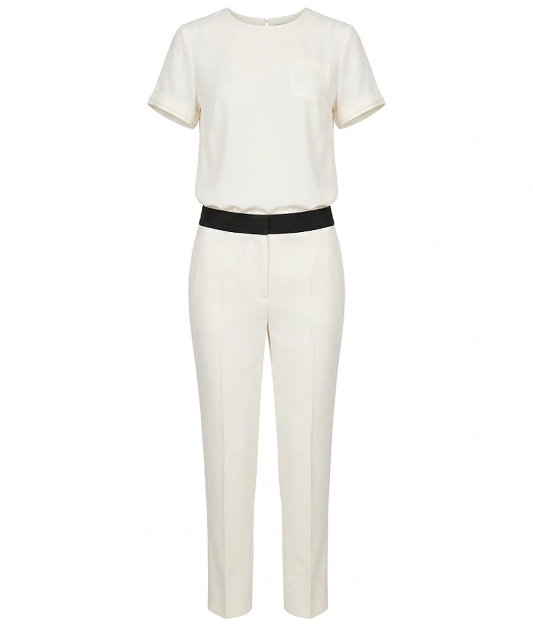 BRUNELLO CUCINELLI Бежевый шелковый костюм с брюками, фото 1