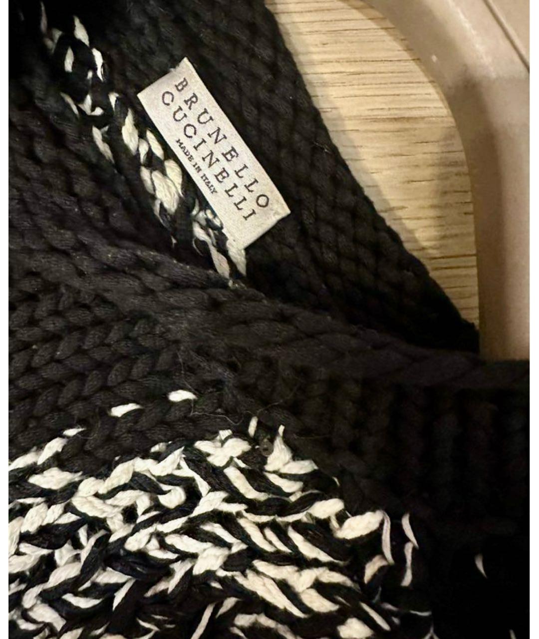 BRUNELLO CUCINELLI Серый хлопковый джемпер / свитер, фото 4