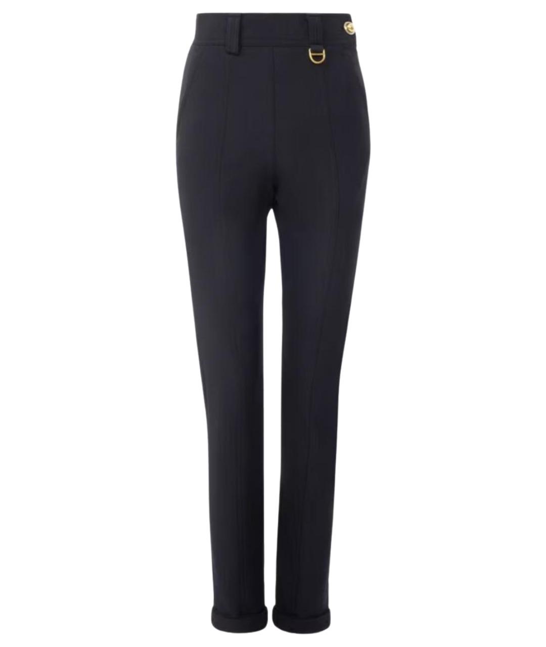 CHLOE Черные полиамидовые брюки узкие, фото 1