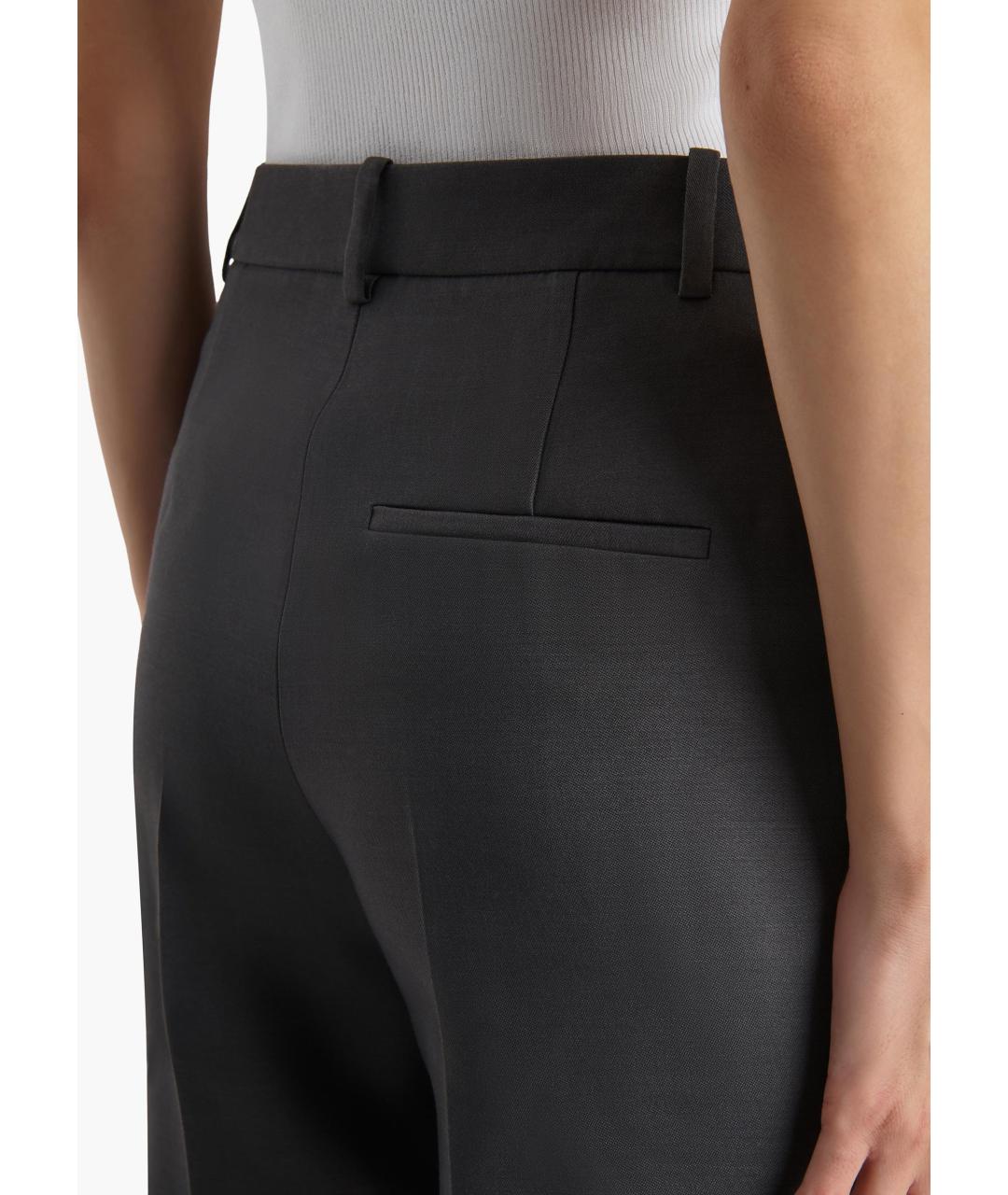 KHAITE Антрацитовые шерстяные шорты, фото 6