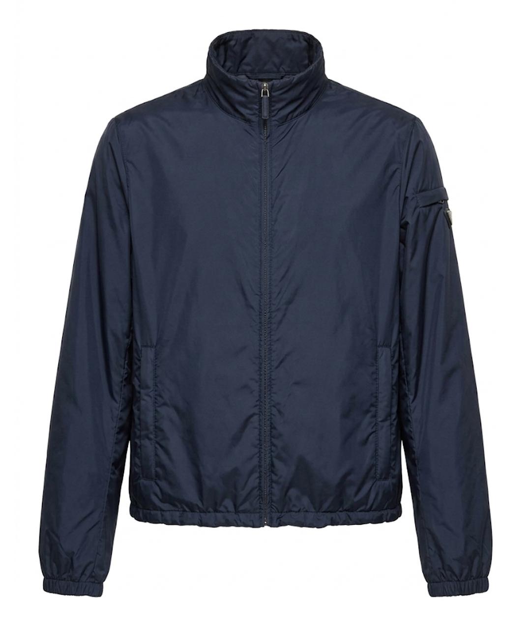 PRADA Синяя полиэстеровая куртка, фото 1