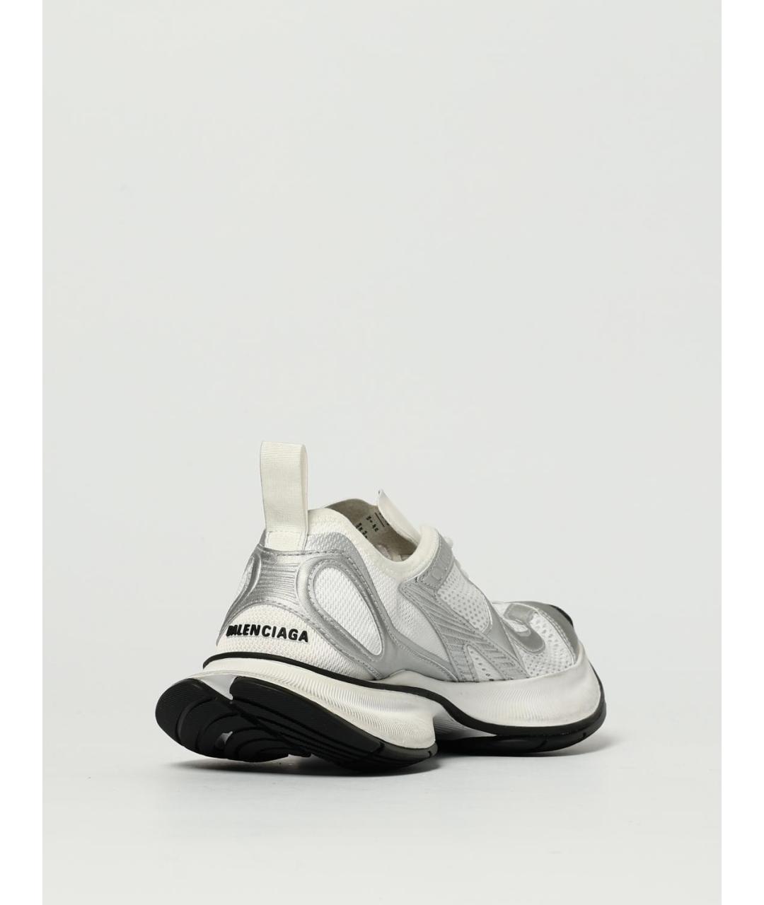 BALENCIAGA Серебряные синтетические кроссовки, фото 3