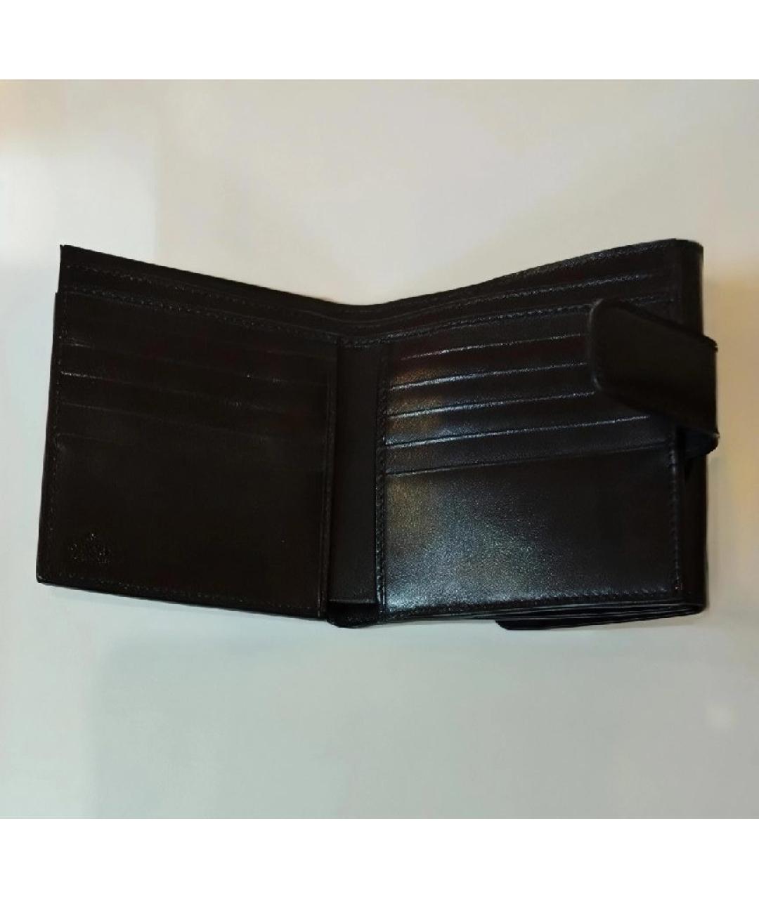 GUCCI Черный кошелек из лакированной кожи, фото 4