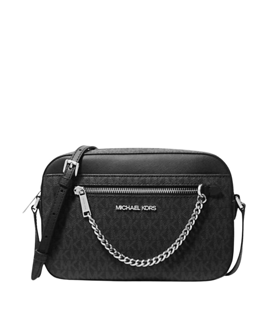 MICHAEL KORS Черная сумка через плечо из искусственной кожи, фото 1