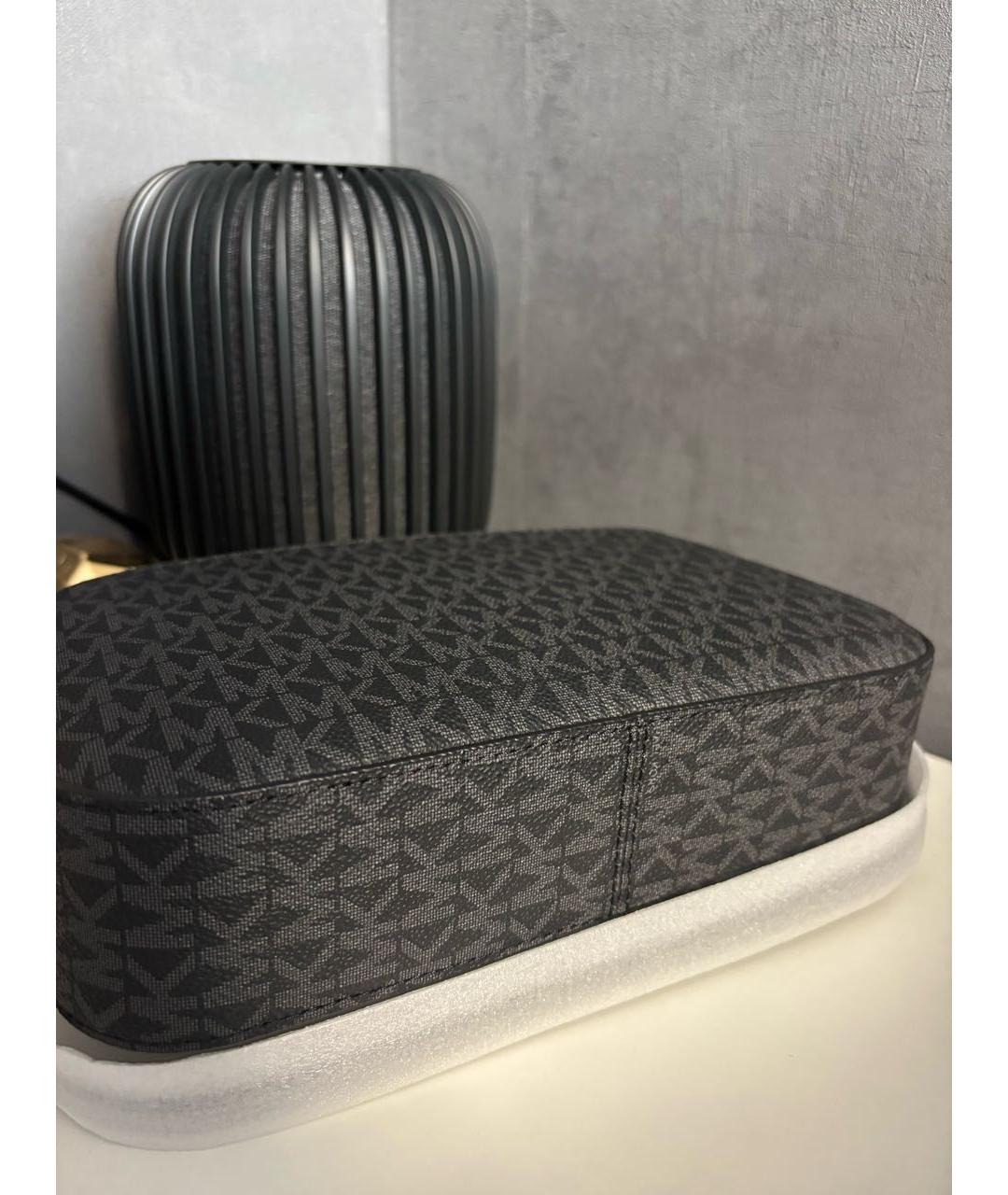 MICHAEL KORS Черная сумка через плечо из искусственной кожи, фото 5