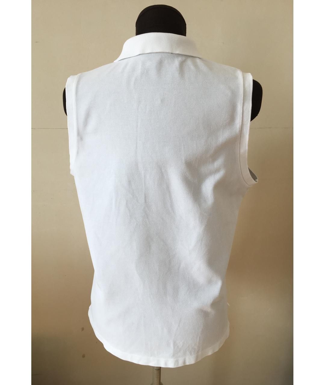 RALPH LAUREN Белая хлопковая майка, фото 9