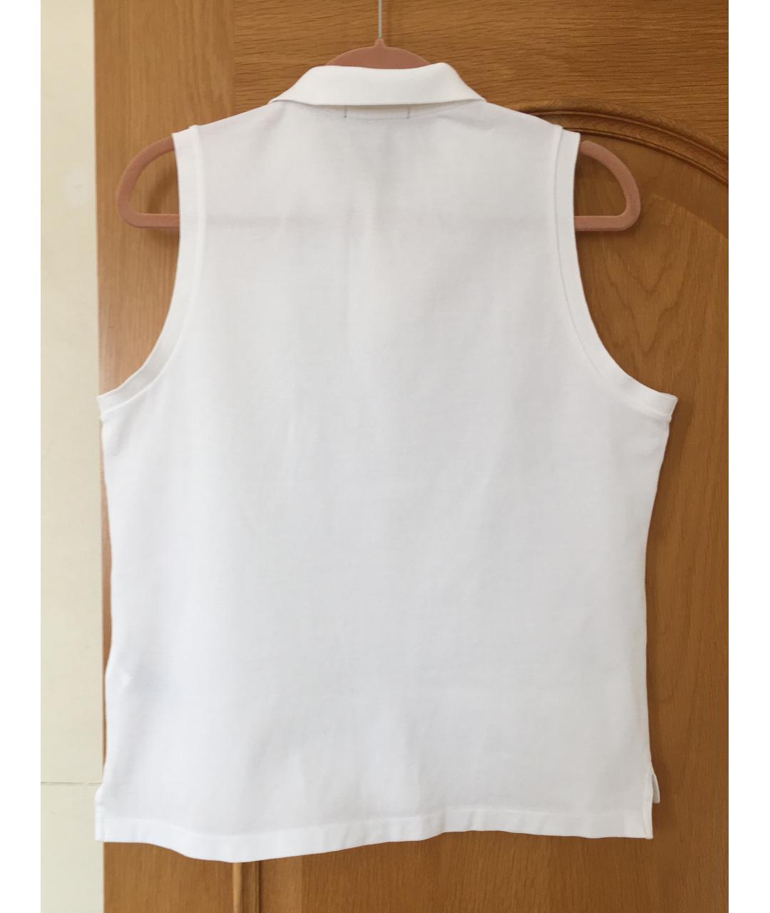 RALPH LAUREN Белая хлопковая майка, фото 2