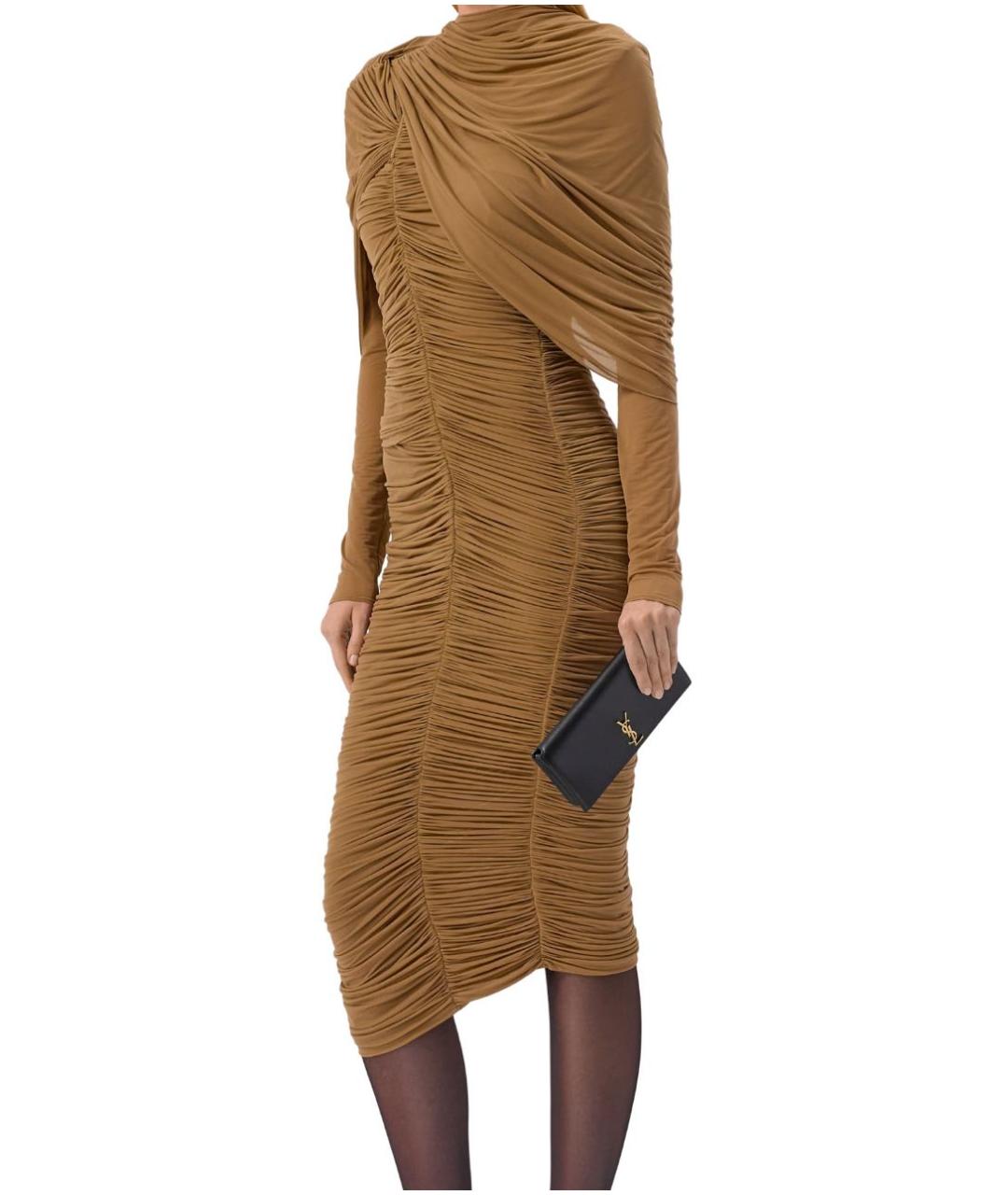 SAINT LAURENT Черная кожаная сумка через плечо, фото 7