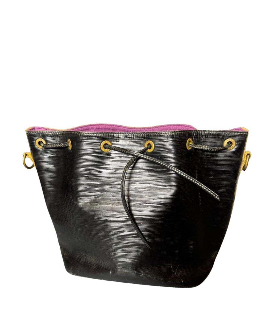 LOUIS VUITTON Черная кожаная сумка через плечо, фото 1