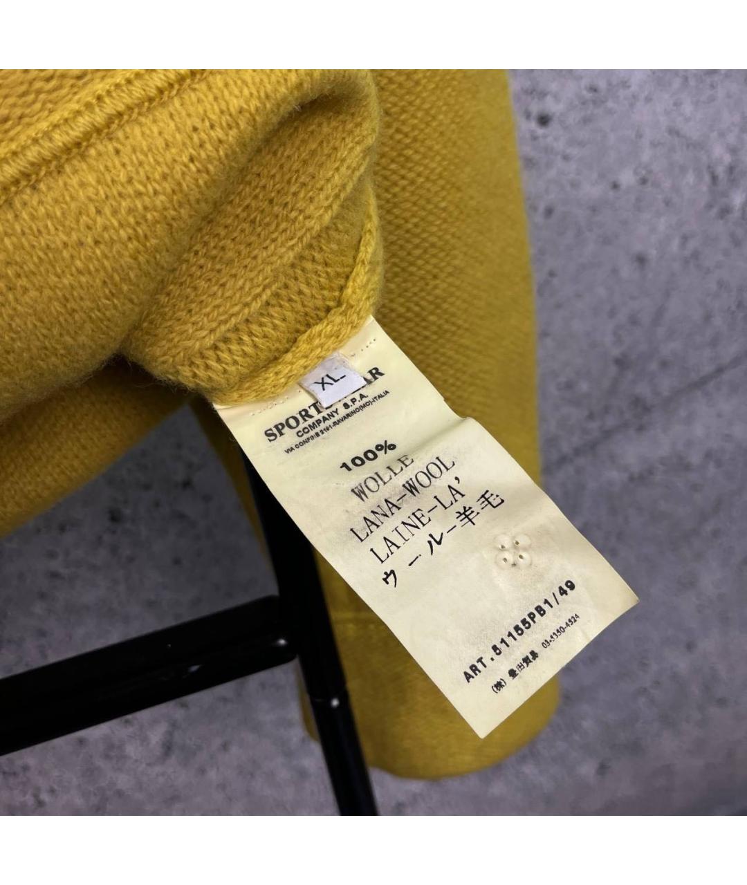 STONE ISLAND Горчичный джемпер / свитер, фото 6