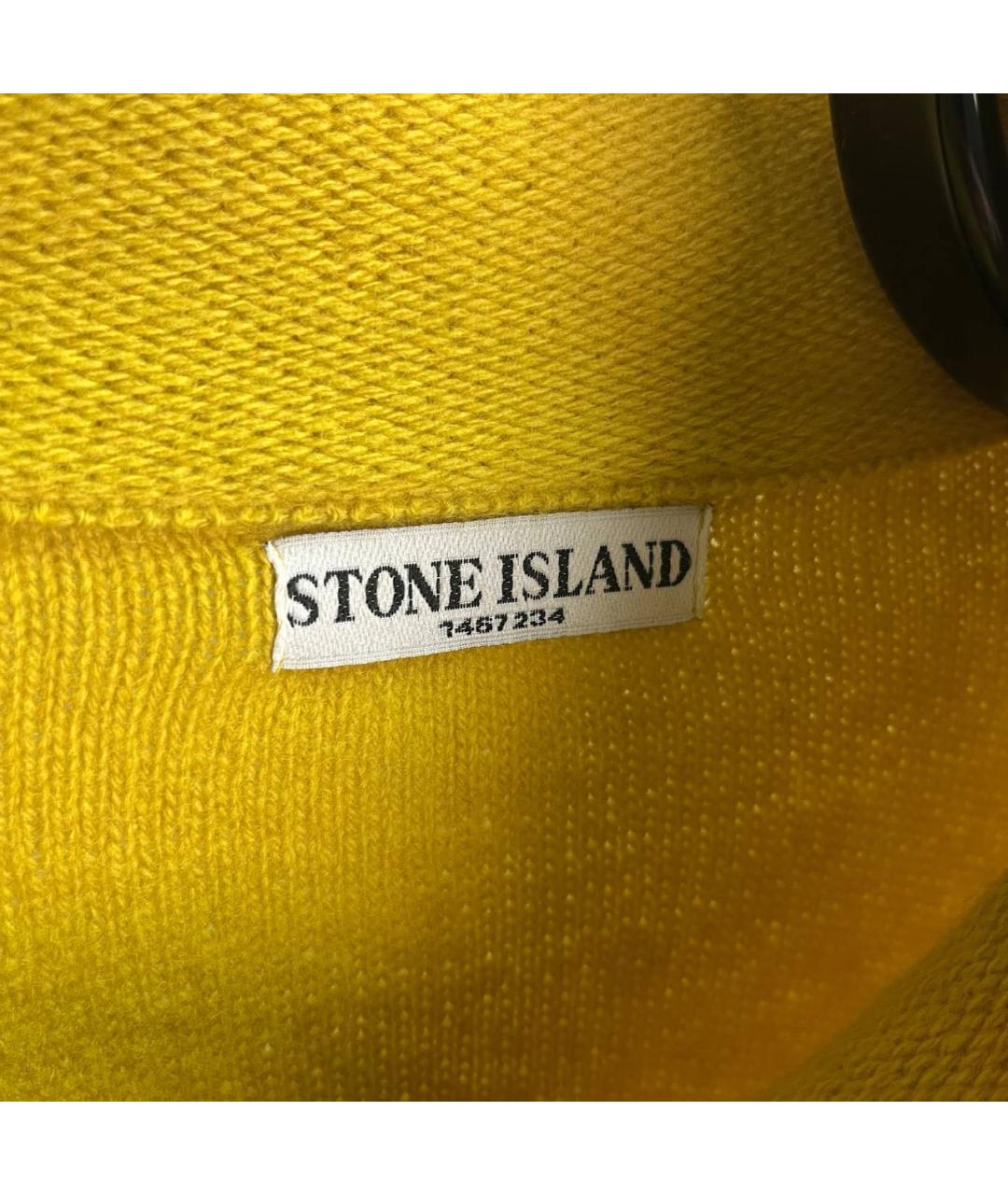 STONE ISLAND Горчичный джемпер / свитер, фото 3