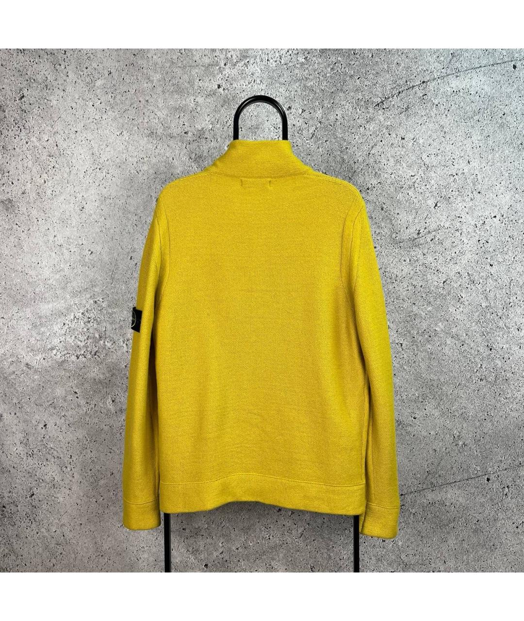 STONE ISLAND Горчичный джемпер / свитер, фото 2