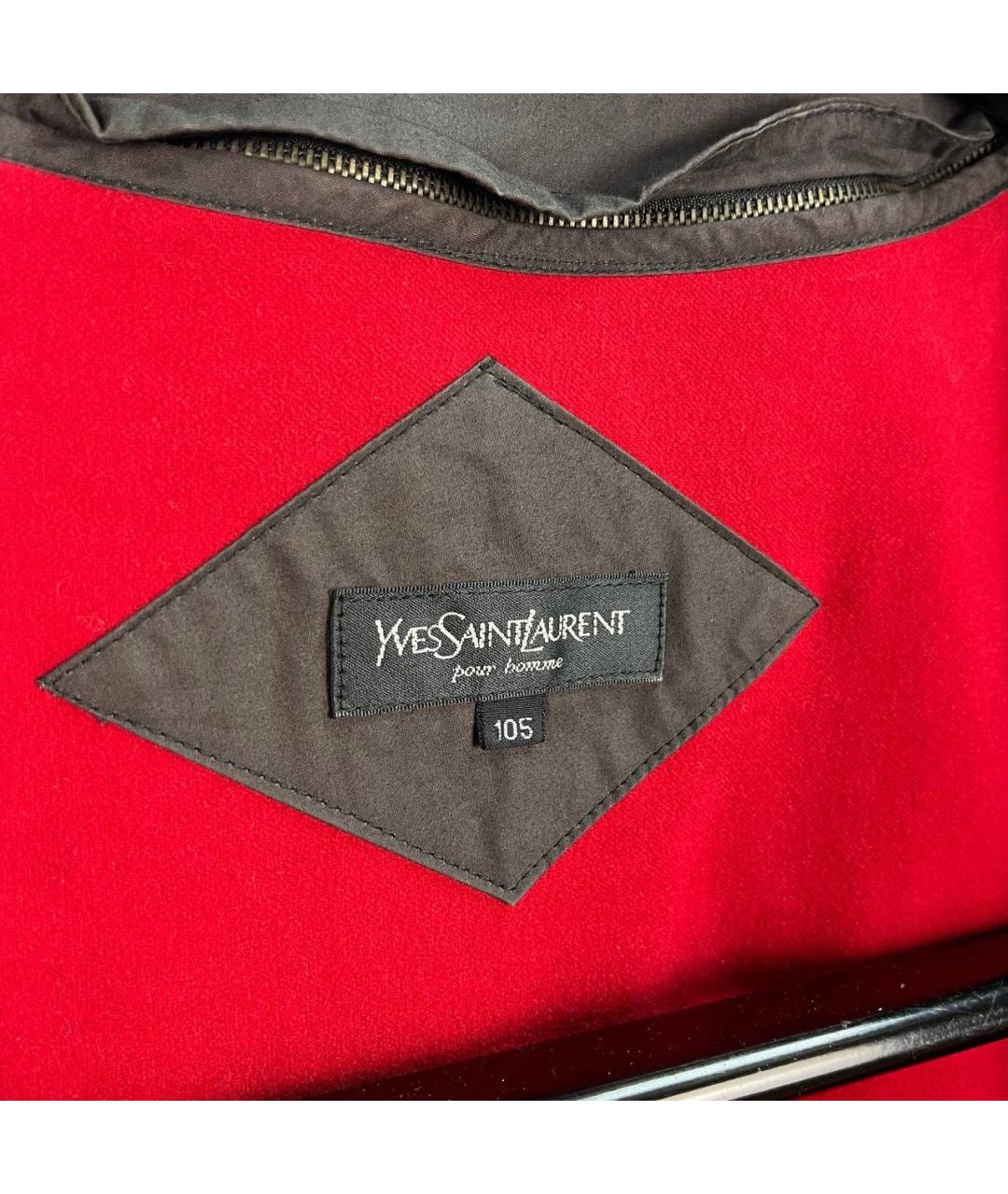 SAINT LAURENT Коричневая куртка, фото 4