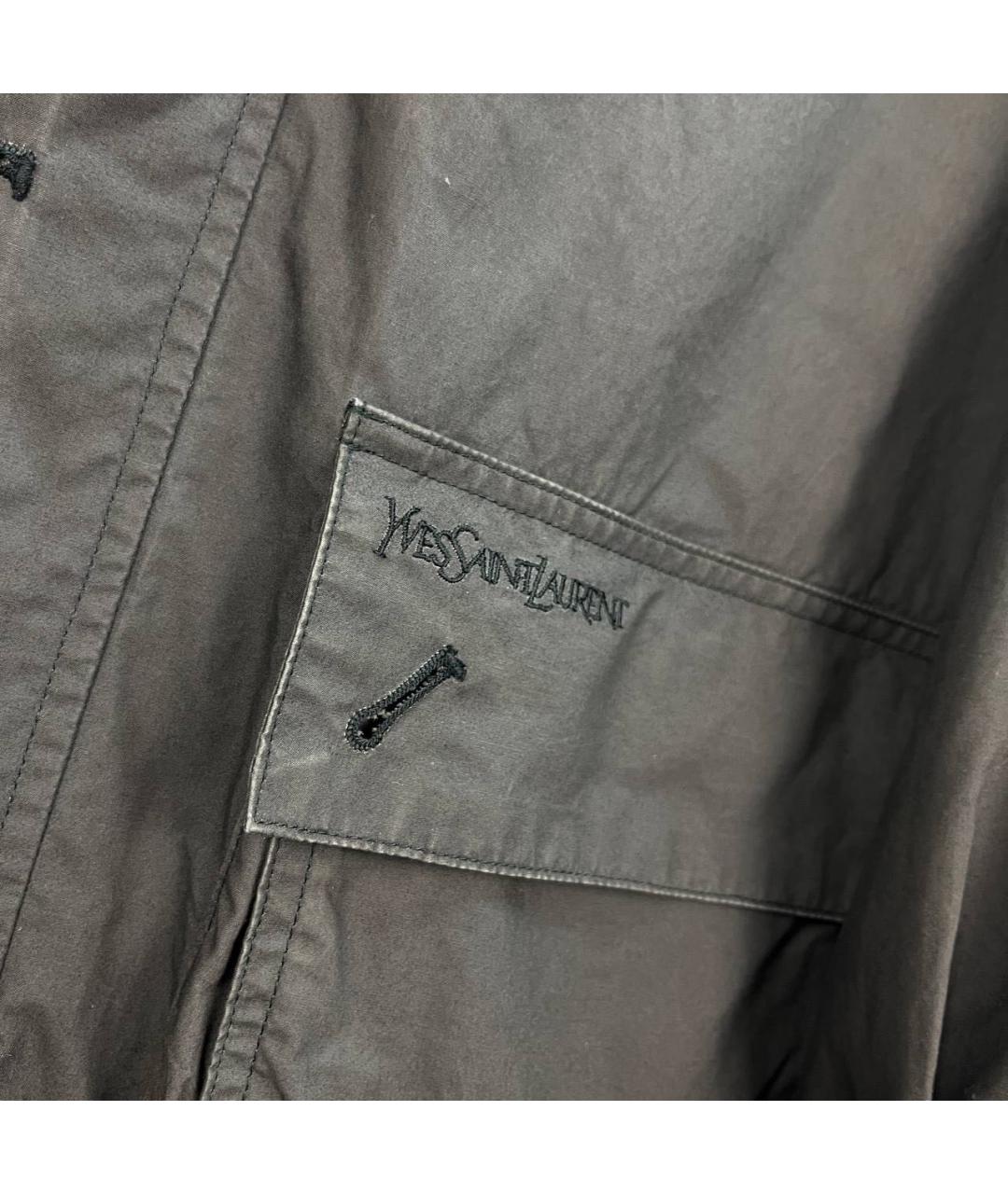 SAINT LAURENT Коричневая куртка, фото 6