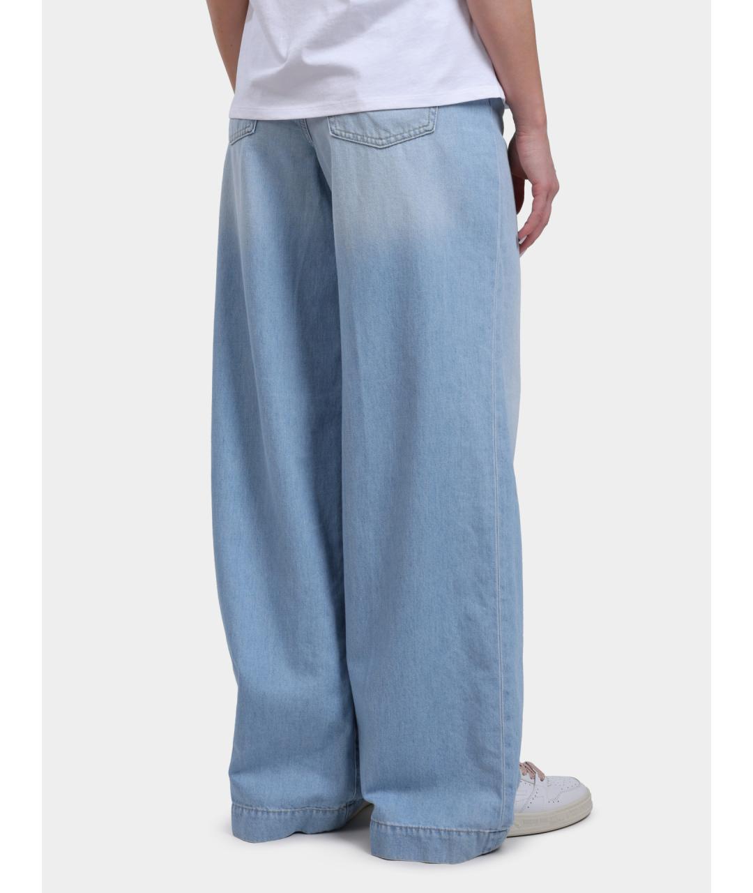 LIU JO Голубые прямые джинсы, фото 5