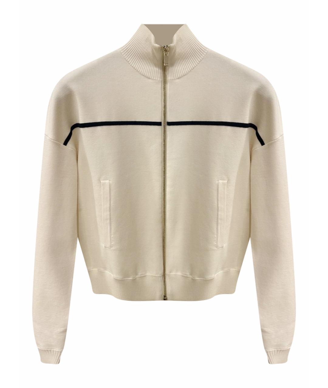 MAX MARA STUDIO Бежевый вискозный кардиган, фото 1