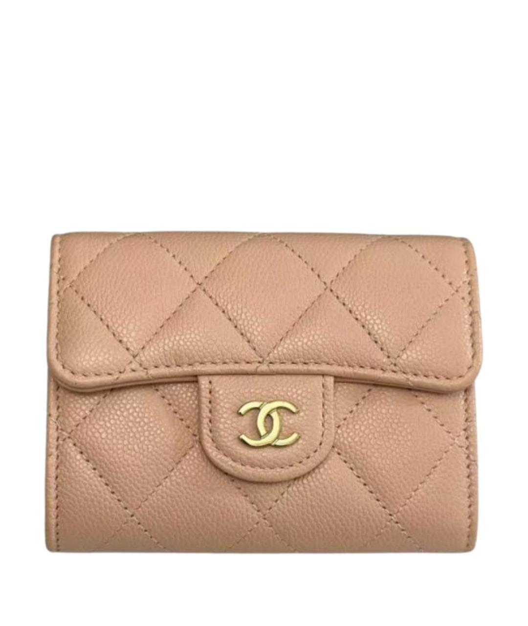 CHANEL Розовый кошелек, фото 1