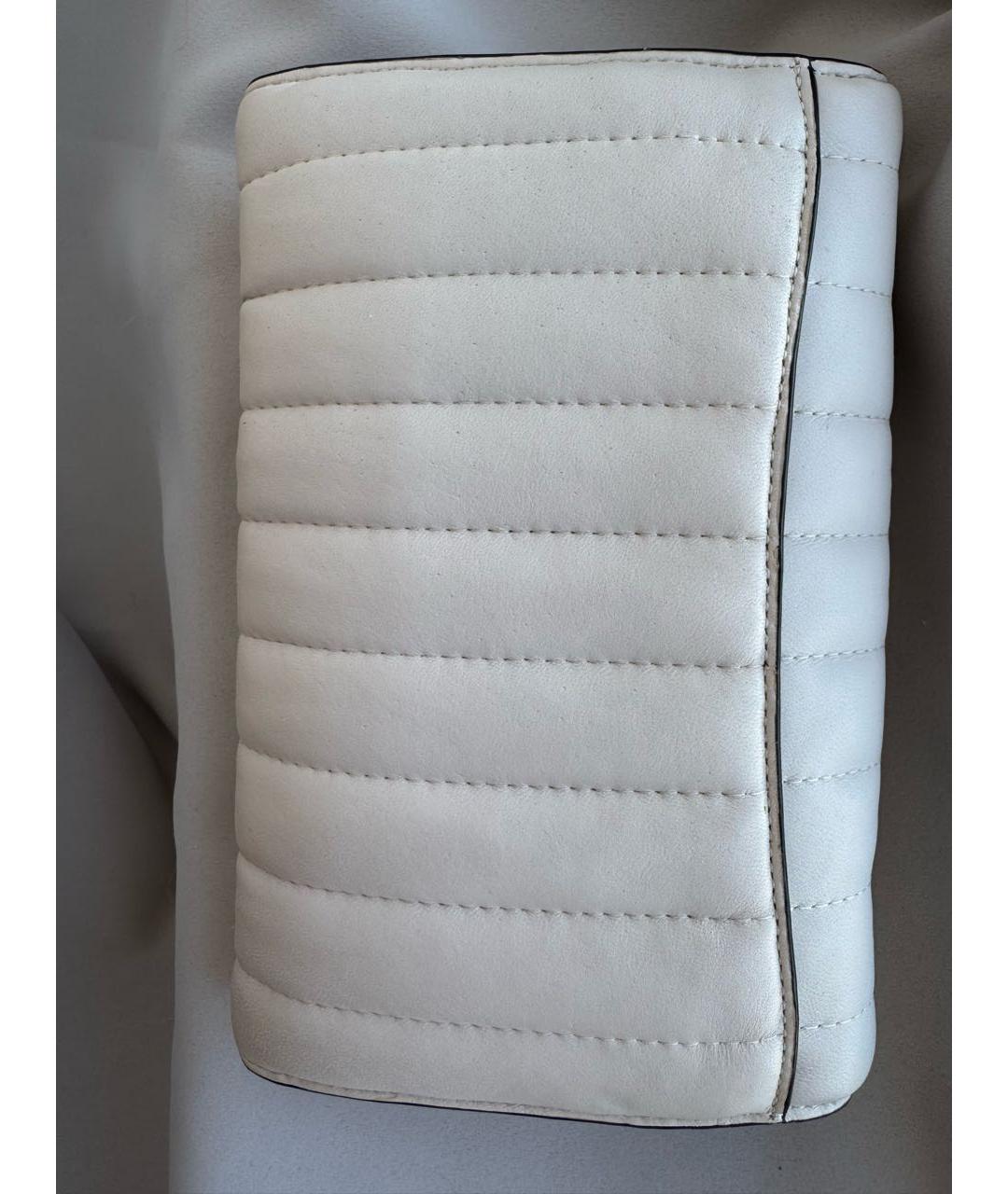 COACH Бежевая кожаная сумка через плечо, фото 6