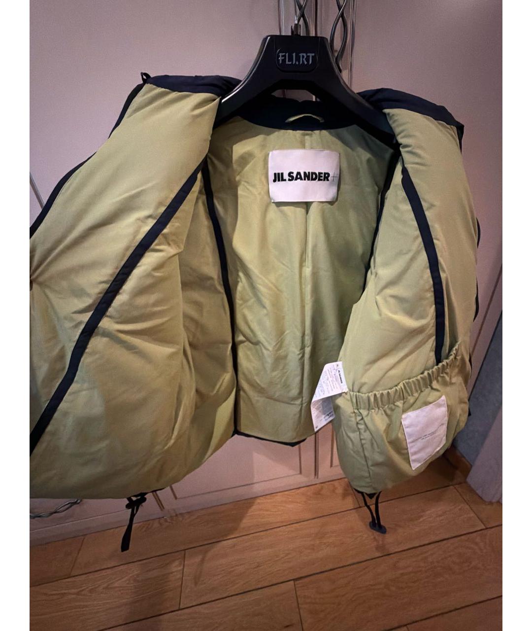 JIL SANDER Темно-синий синтетический жилет, фото 8