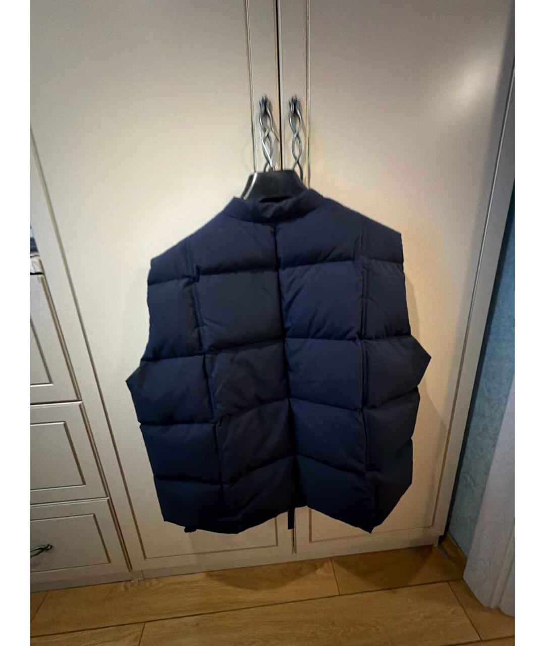 JIL SANDER Темно-синий синтетический жилет, фото 3