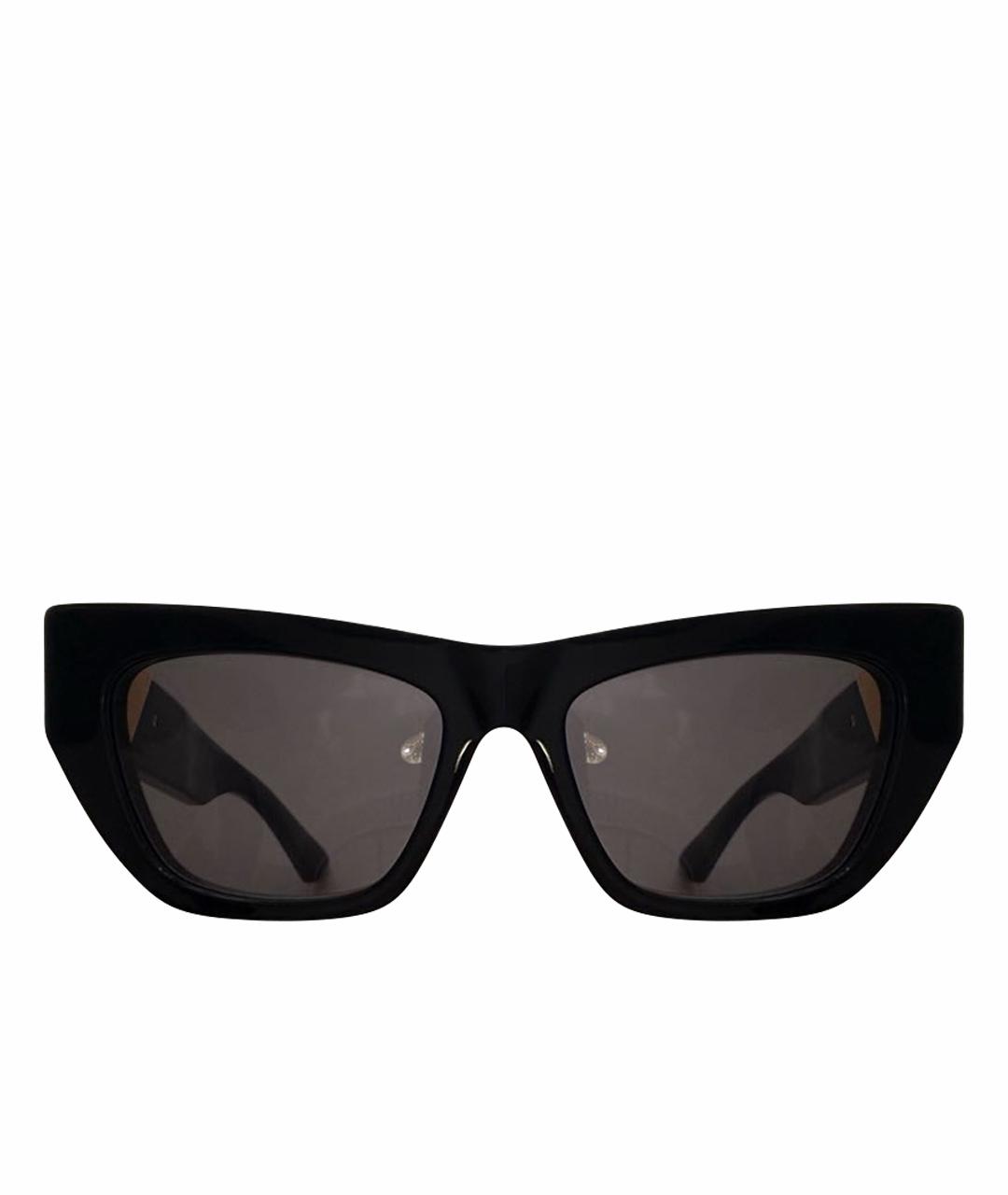 BOTTEGA VENETA Черные пластиковые солнцезащитные очки, фото 1