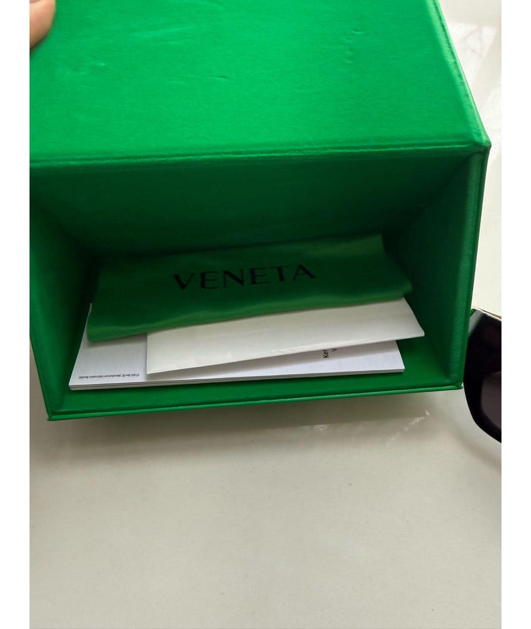 BOTTEGA VENETA Черные пластиковые солнцезащитные очки, фото 6