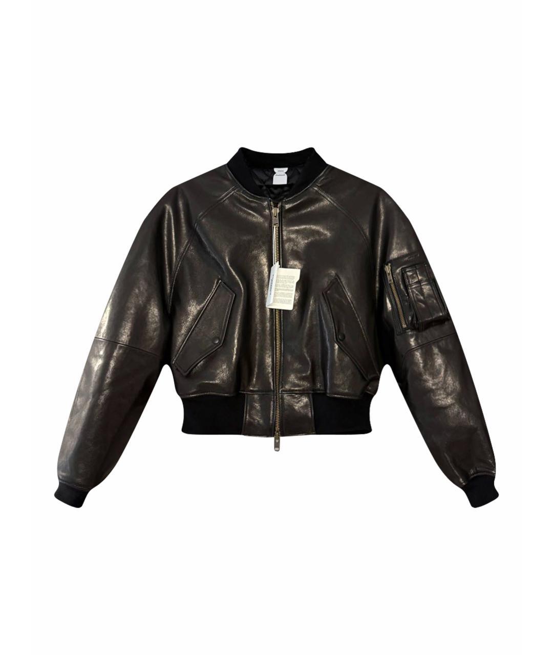 PROTOCOL INDEX Коричневая кожаная куртка, фото 1