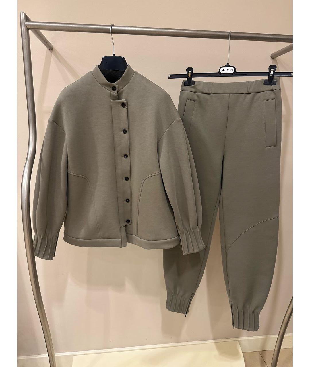 MAX MARA Зеленый хлопковый спортивные костюмы, фото 3
