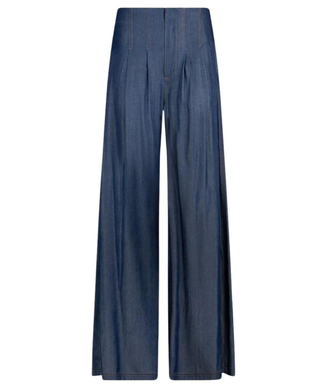 LIU JO Синие хлопковые джинсы клеш, фото 1