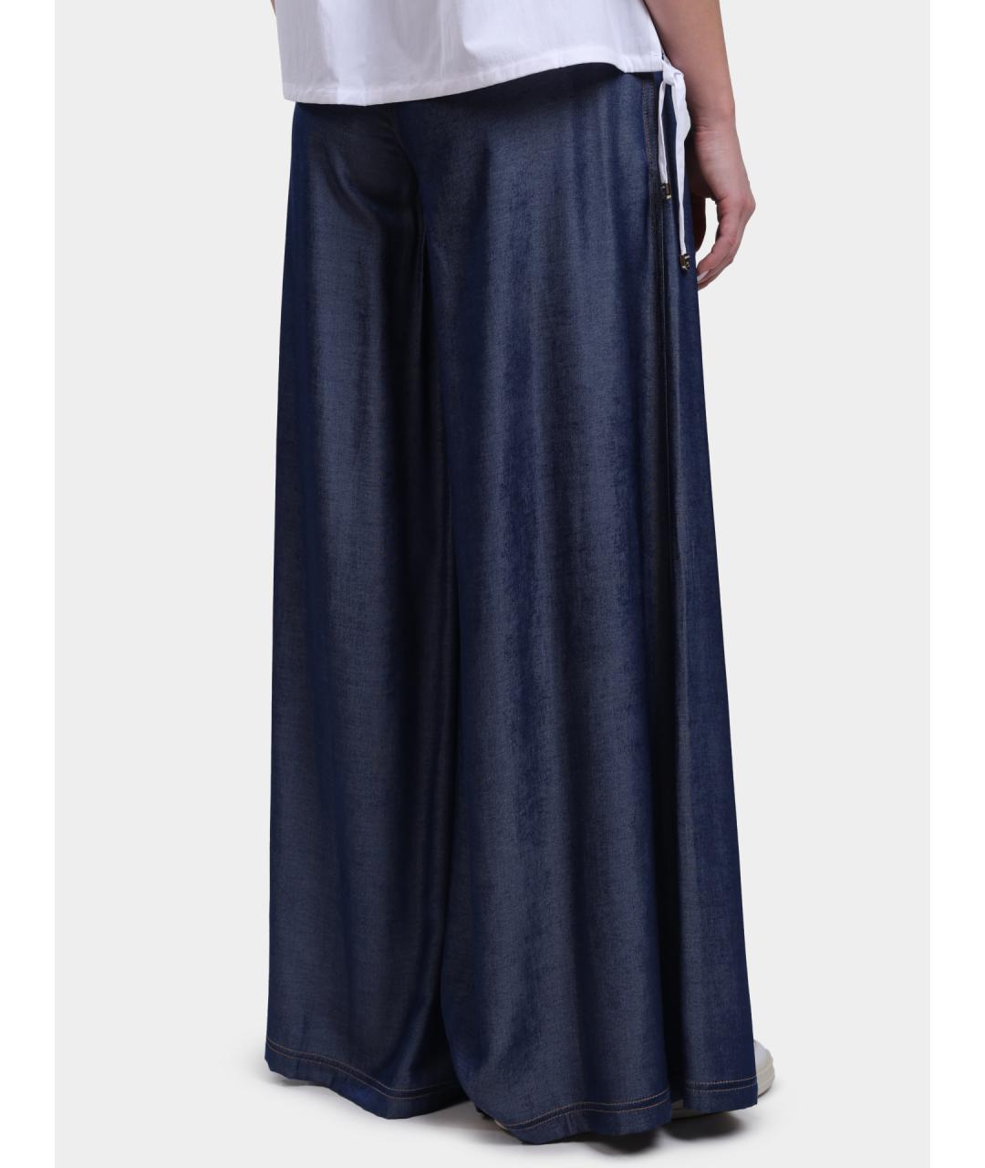 LIU JO Синие хлопковые джинсы клеш, фото 6