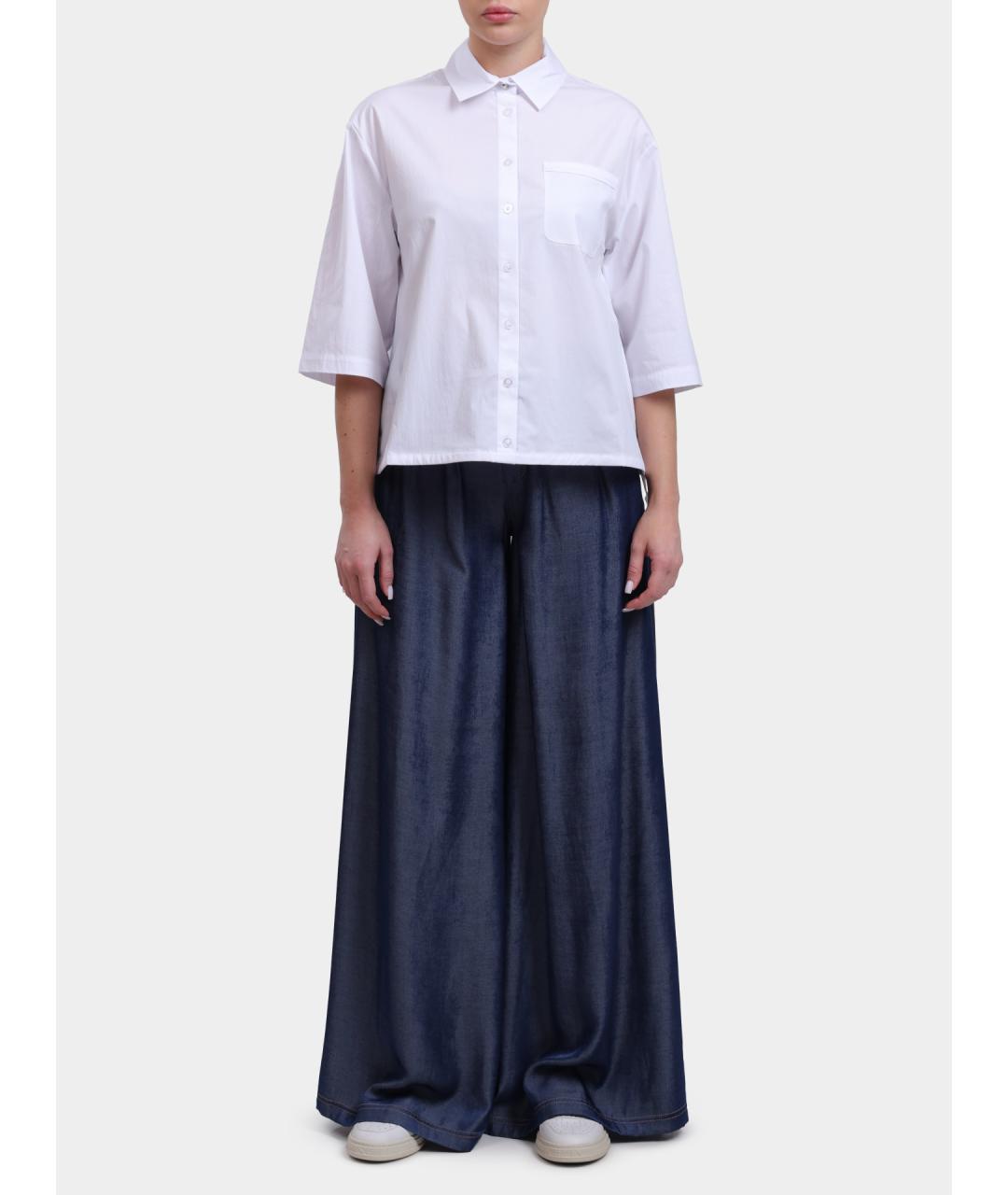 LIU JO Синие хлопковые джинсы клеш, фото 3