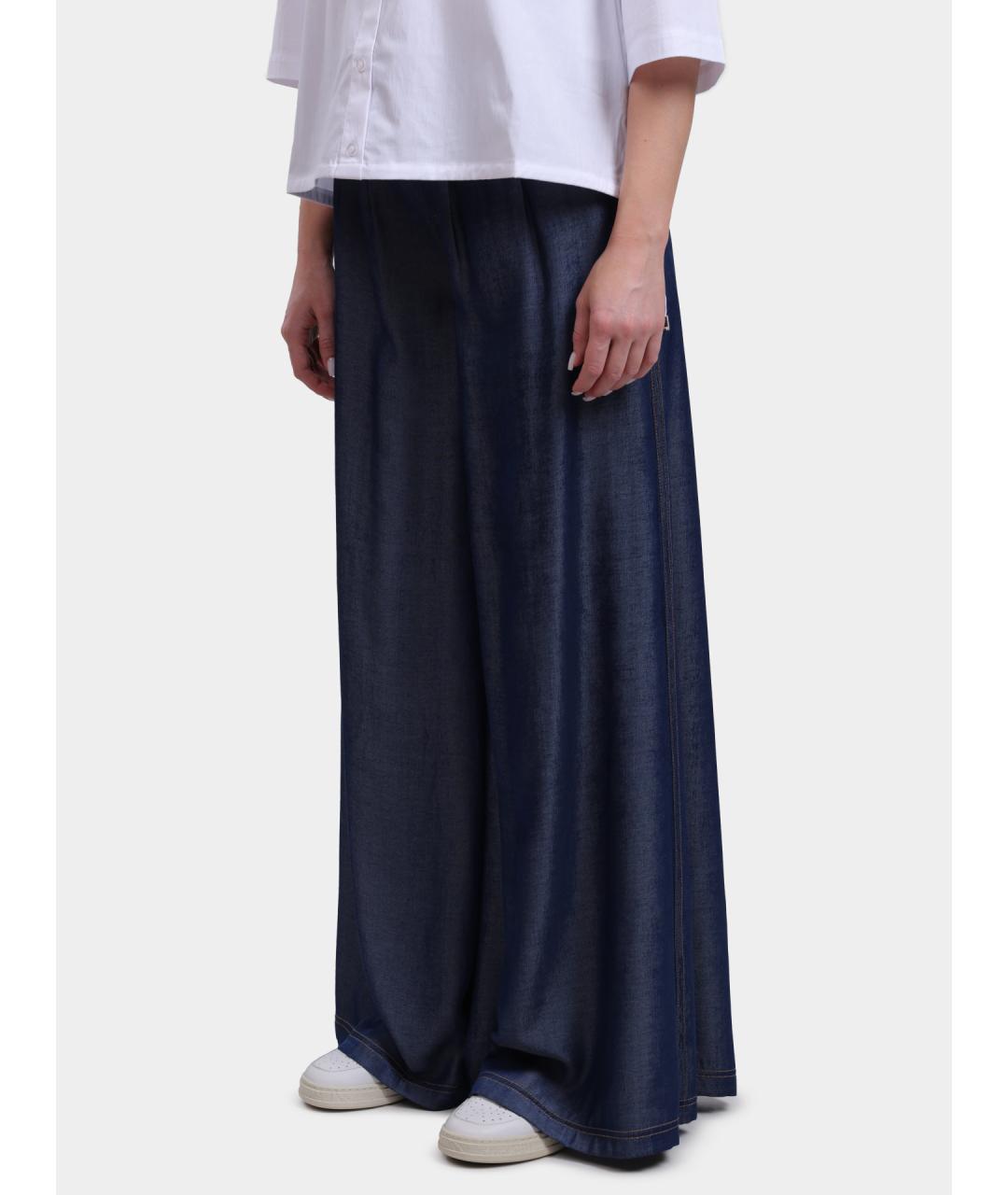 LIU JO Синие хлопковые джинсы клеш, фото 4