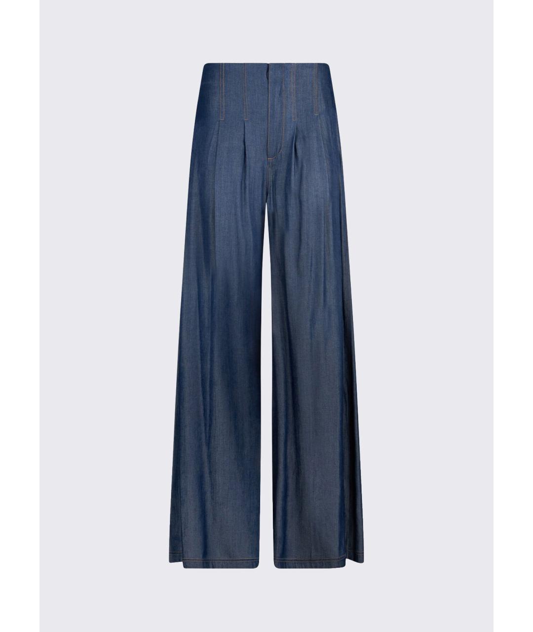 LIU JO Синие хлопковые джинсы клеш, фото 7