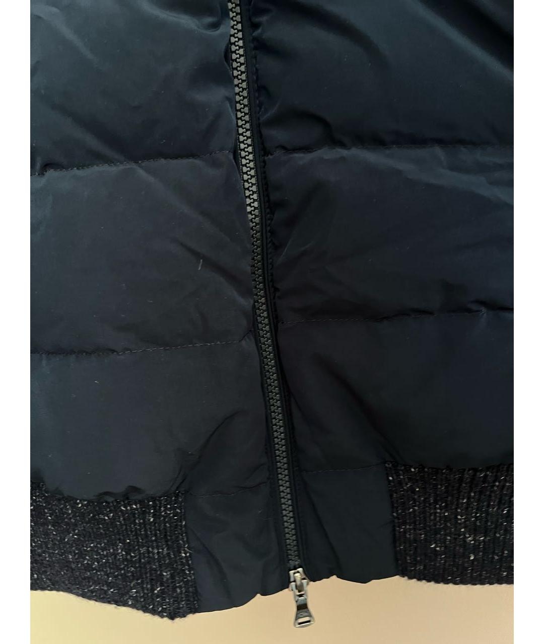 PAUL & SHARK Темно-синяя полиэстеровая куртка, фото 4