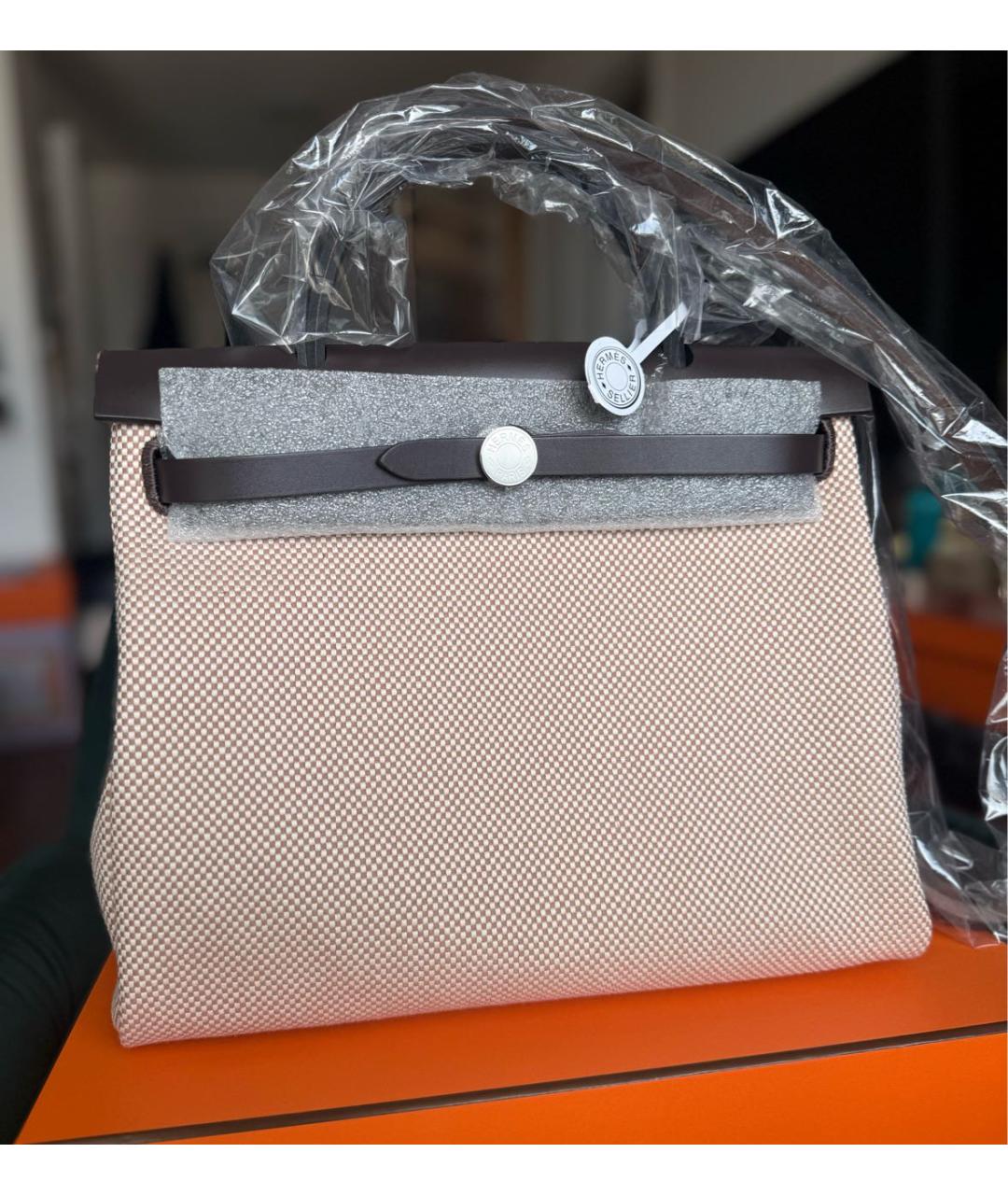 HERMES Коричневая сумка через плечо, фото 7