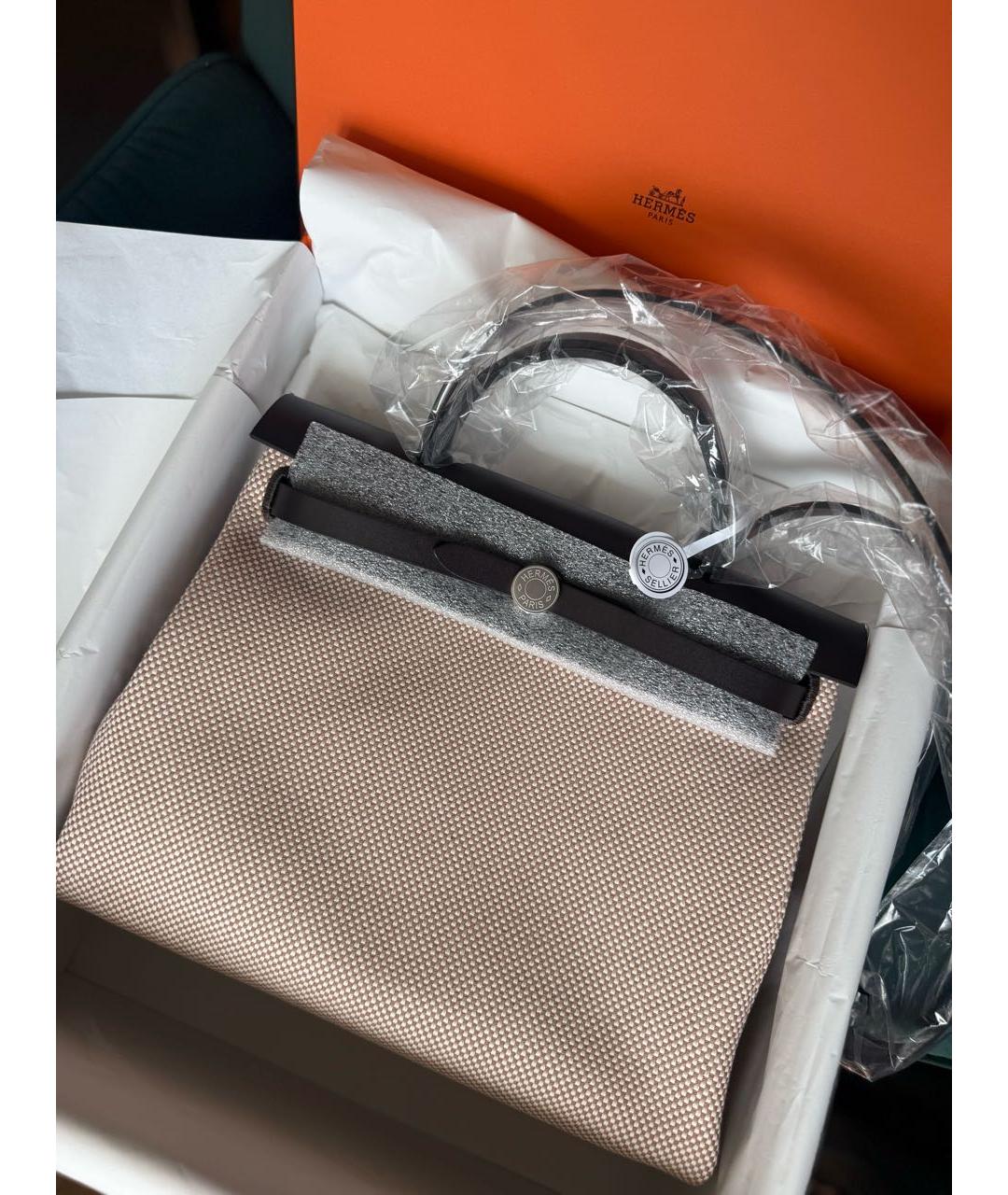 HERMES Коричневая сумка через плечо, фото 5