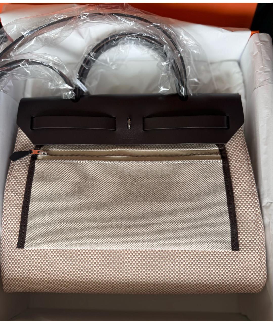 HERMES Коричневая сумка через плечо, фото 3