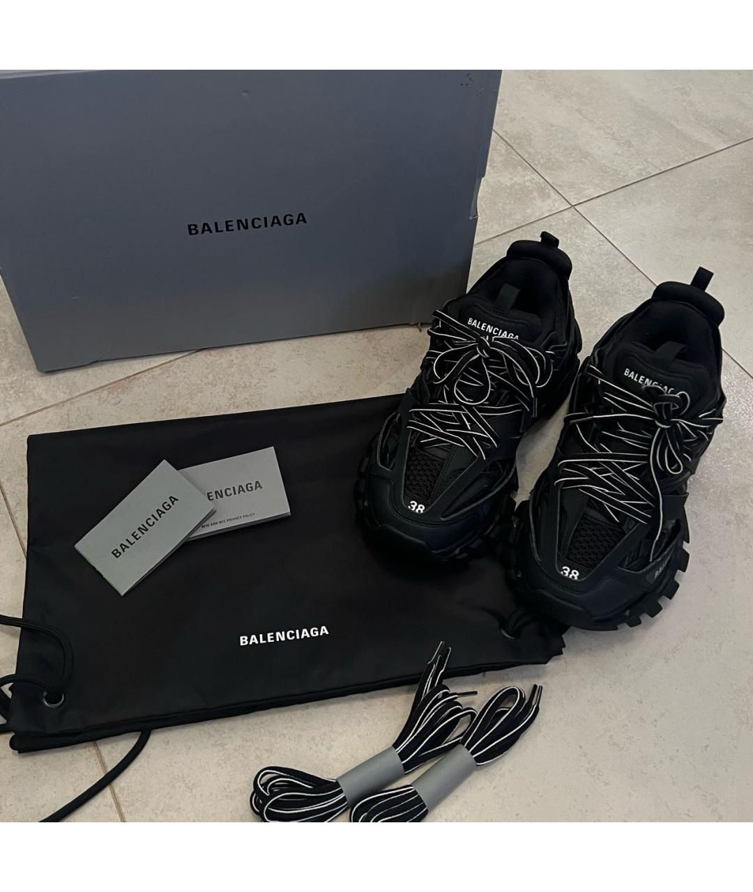 BALENCIAGA Черные кроссовки, фото 4