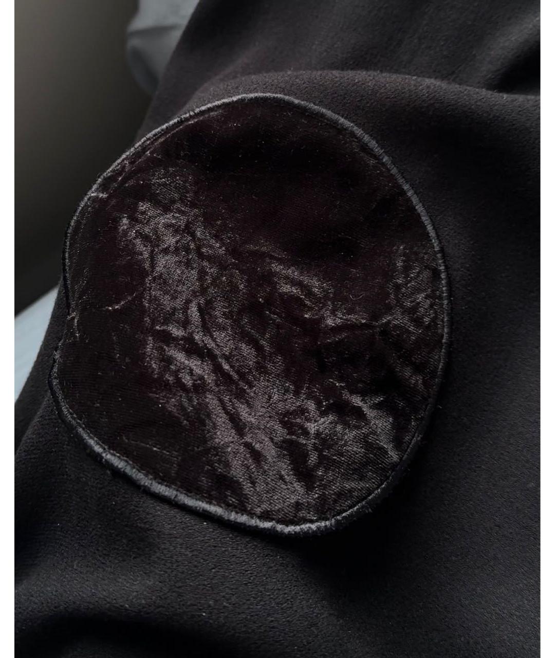 BOUTIQUE MOSCHINO Черная вискозная юбка миди, фото 6