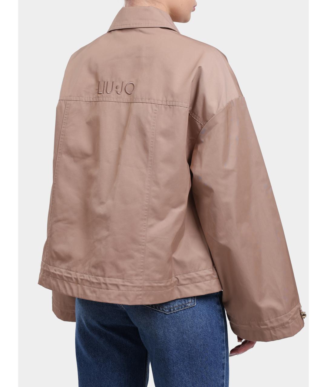 LIU JO Бежевая куртка, фото 5