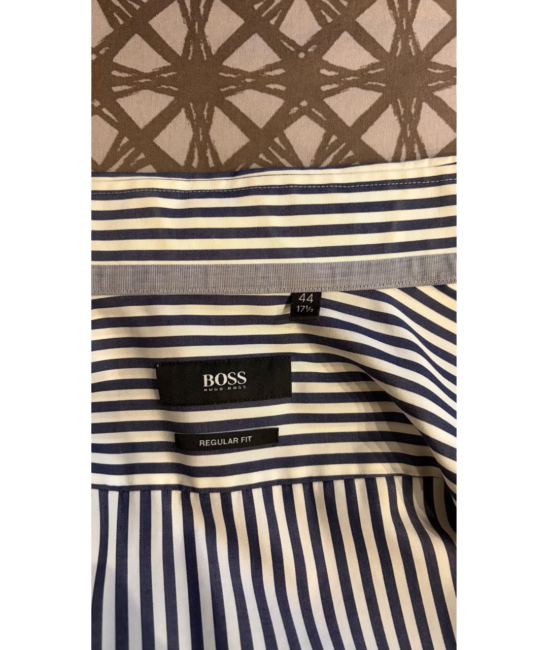 HUGO BOSS Мульти хлопковая кэжуал рубашка, фото 3