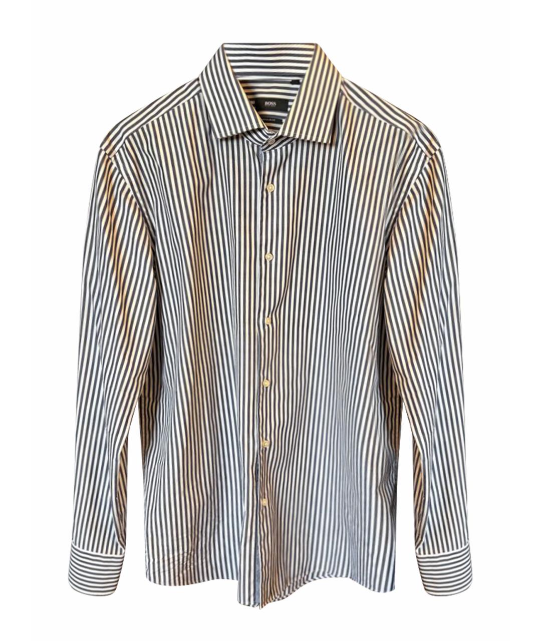 HUGO BOSS Мульти хлопковая кэжуал рубашка, фото 1