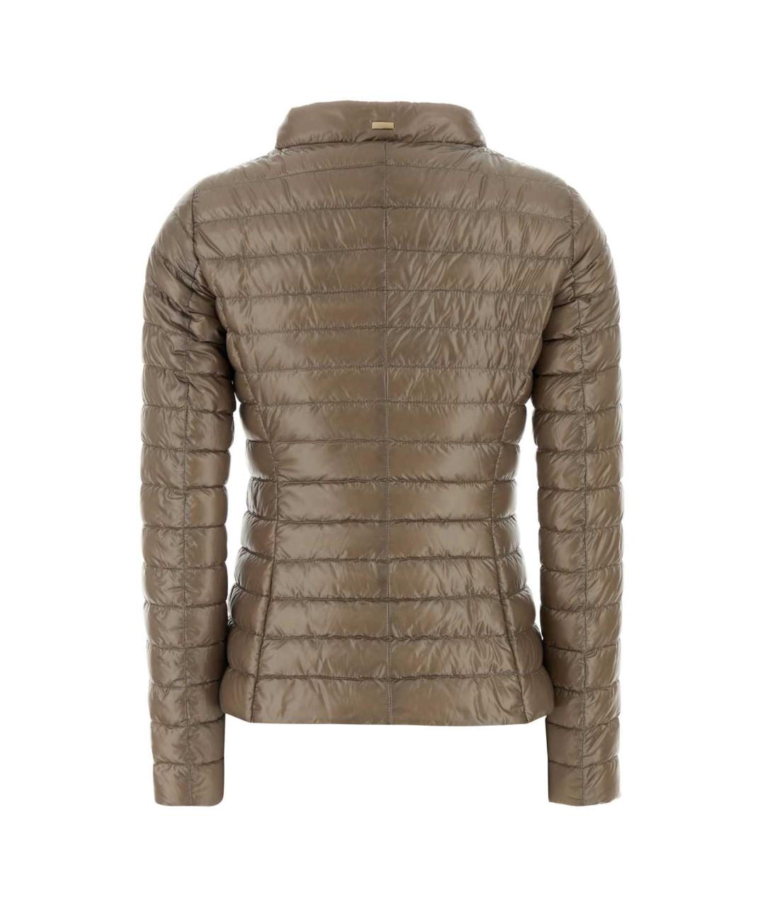 HERNO Серый полиамидовый пуховик, фото 2