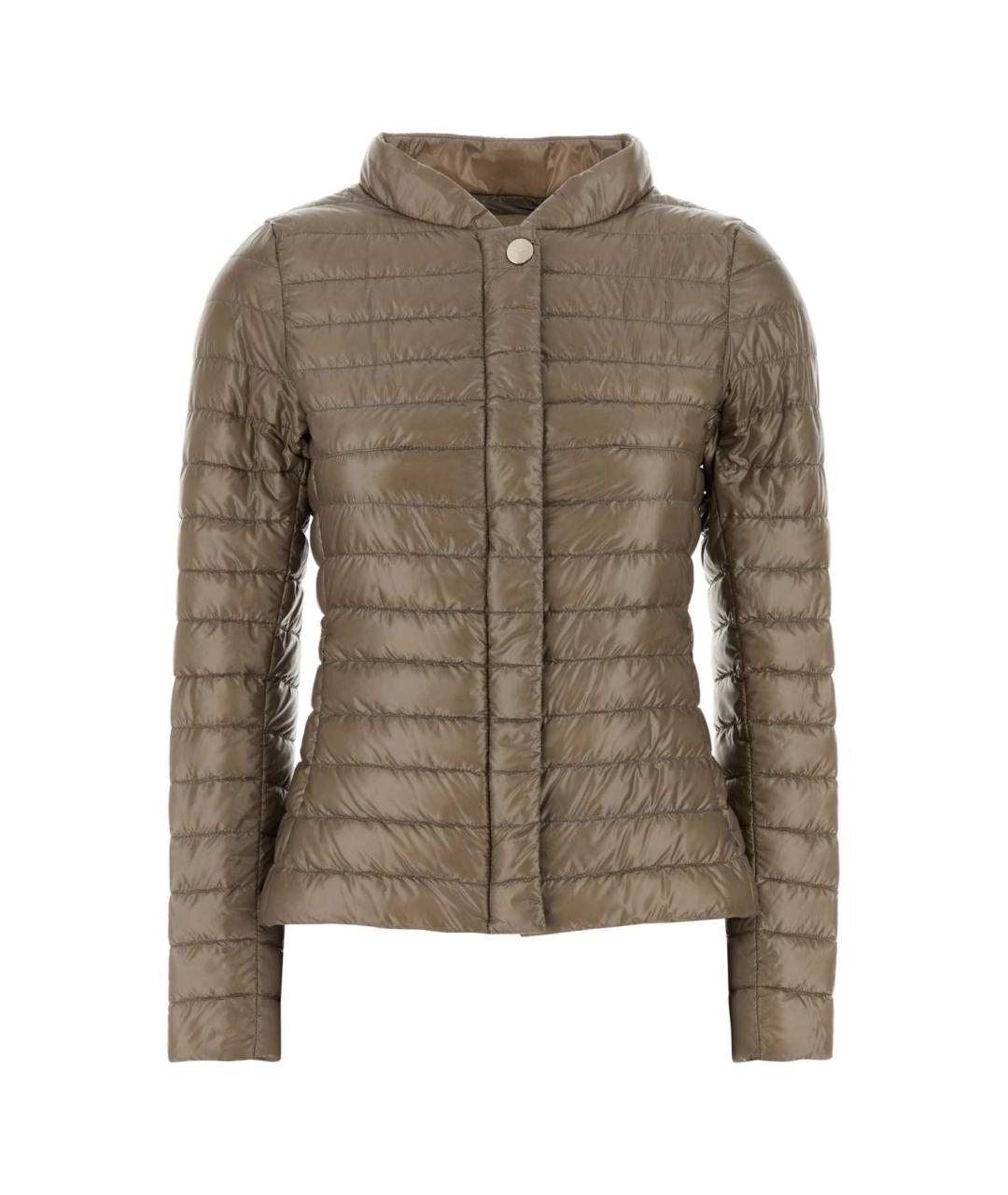 HERNO Серый полиамидовый пуховик, фото 1