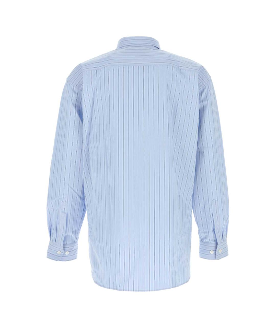 DRIES VAN NOTEN Голубая хлопковая кэжуал рубашка, фото 2