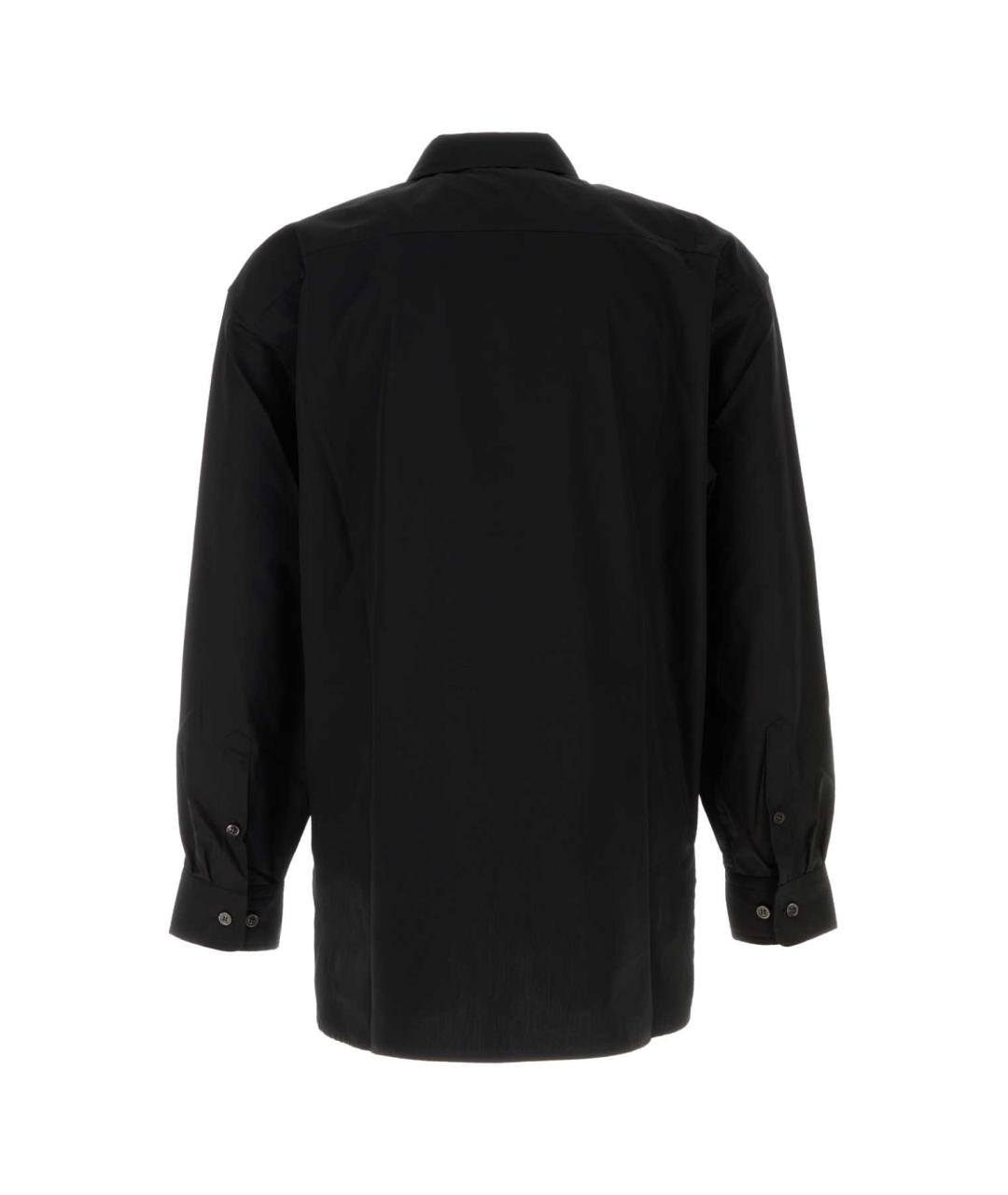 DRIES VAN NOTEN Черная хлопковая кэжуал рубашка, фото 2