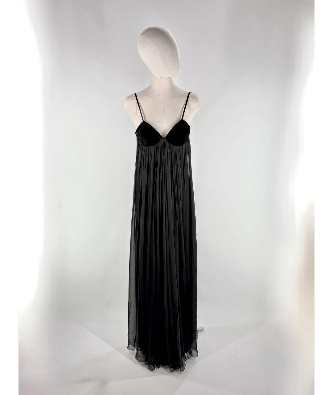 JEAN PAUL GAULTIER Черное бархатное вечернее платье, фото 9